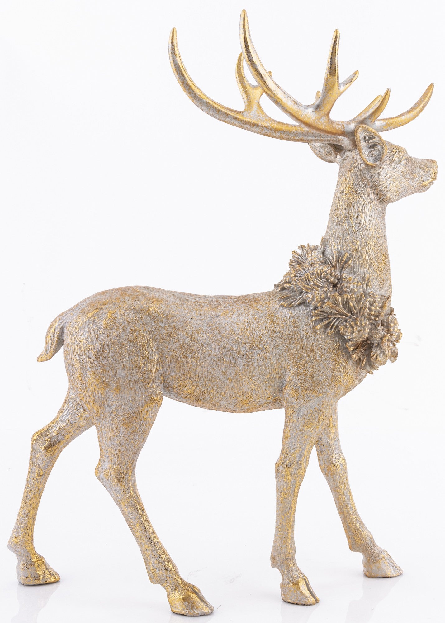 Figurka Jeleń 40cm Złoty