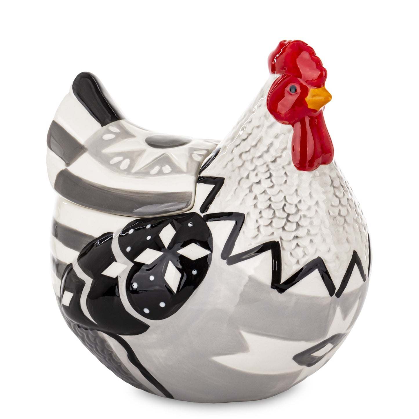 Pojemnik Dekoracyjny Ceramiczna Kura 22cm