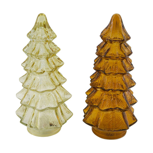 Choinka Szklana z Ledami 27cm (Lewa)