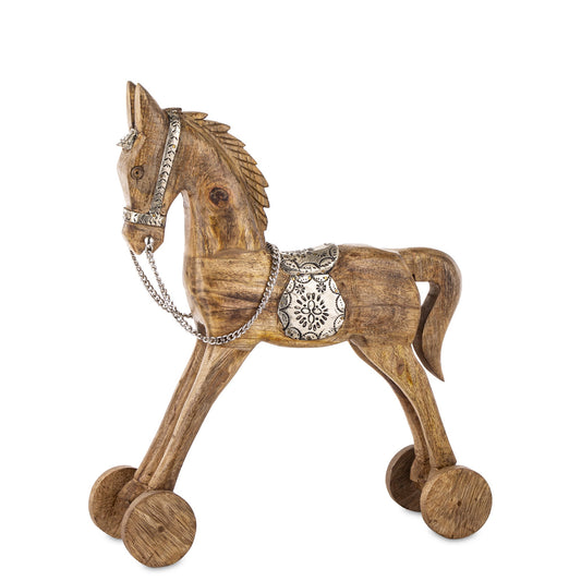 Figurka Koń Drewniany 45cm