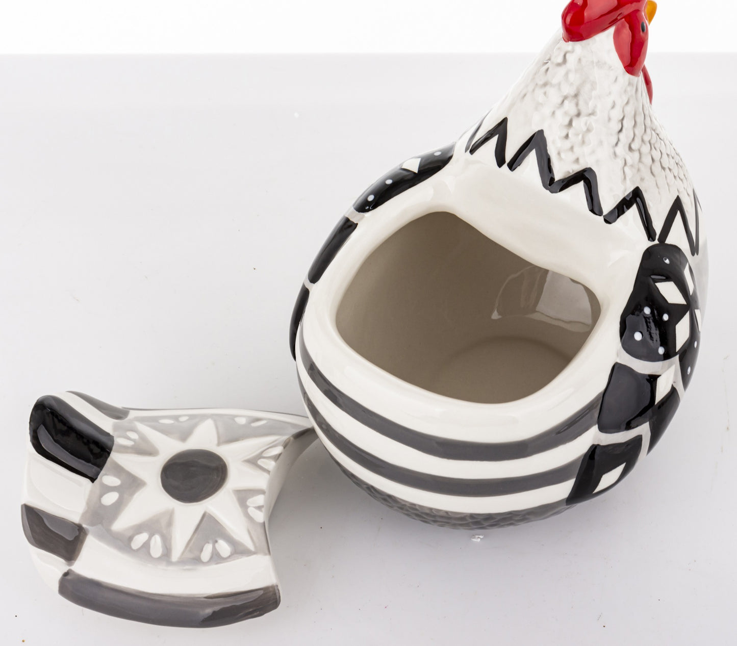 Pojemnik Dekoracyjny Ceramiczna Kura 22cm