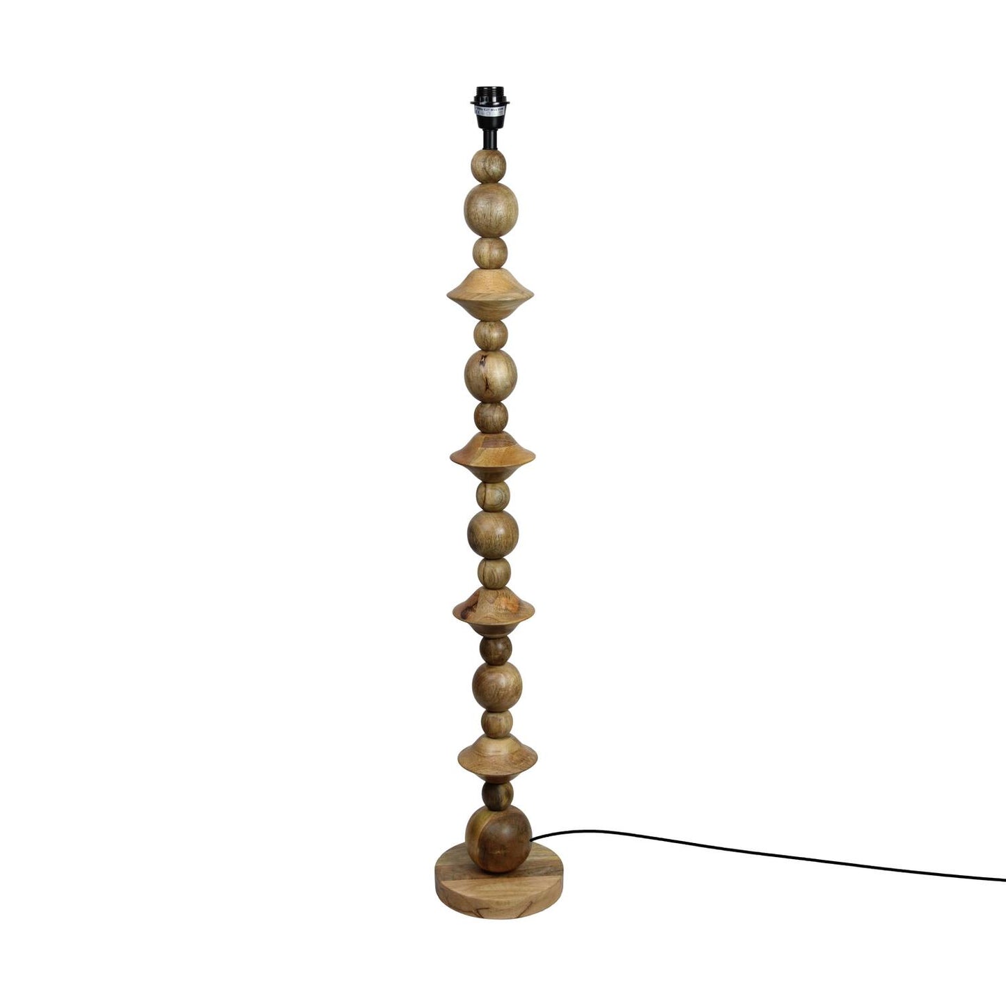 Lampa Podłogowa z Drewna Mango 122cm