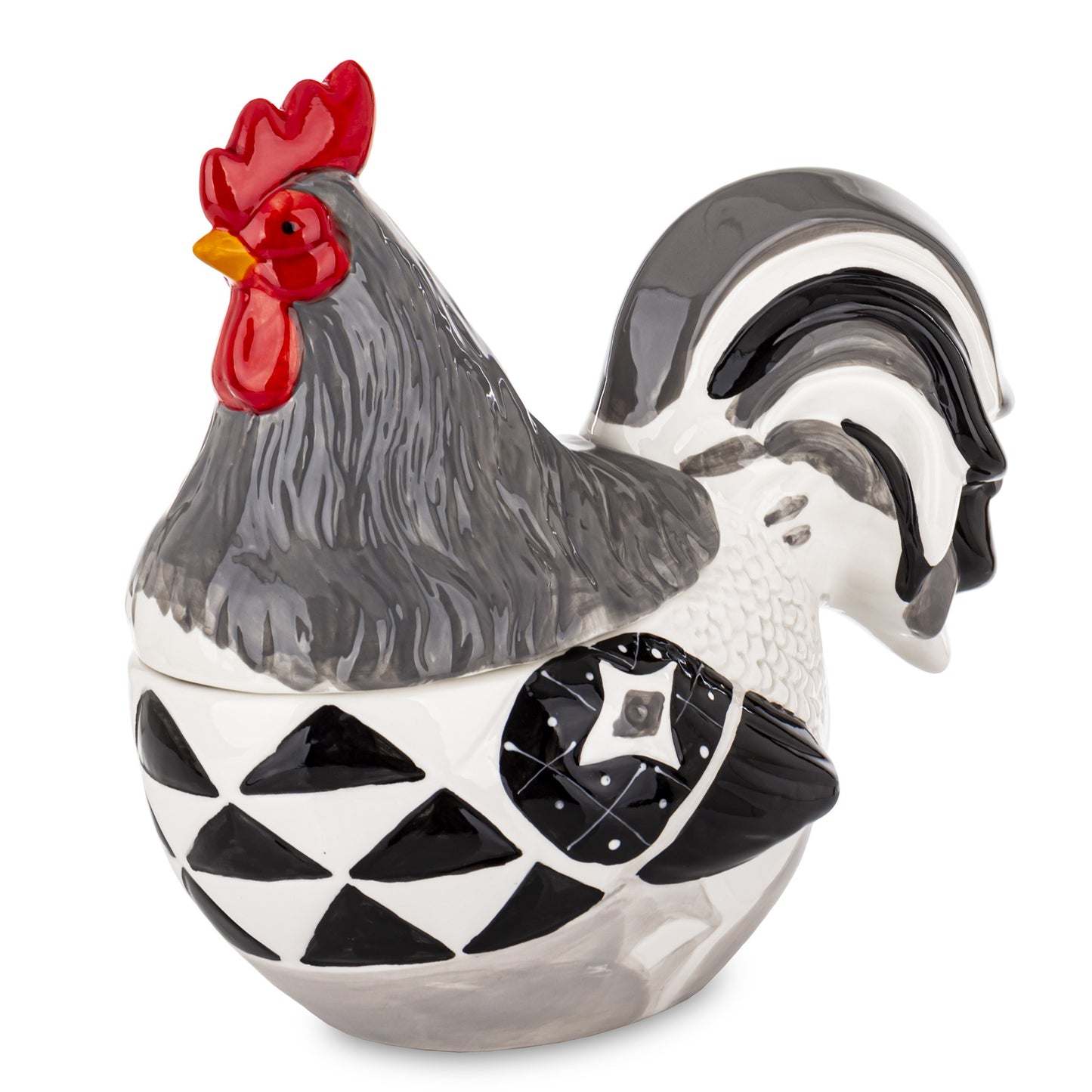 Pojemnik Dekoracyjny Ceramiczny Kogut 26cm