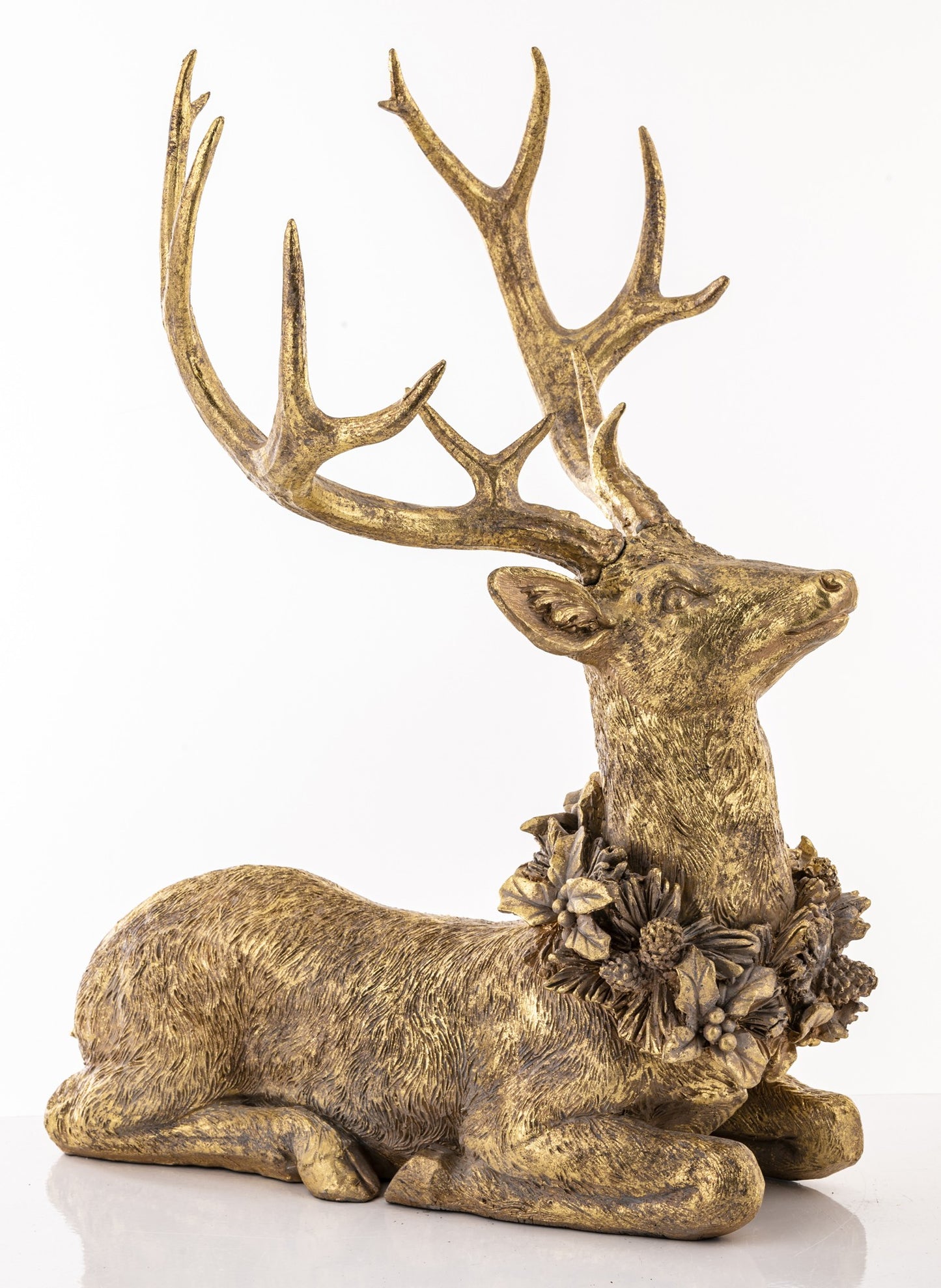 Figurka Jeleń 50cm Złota