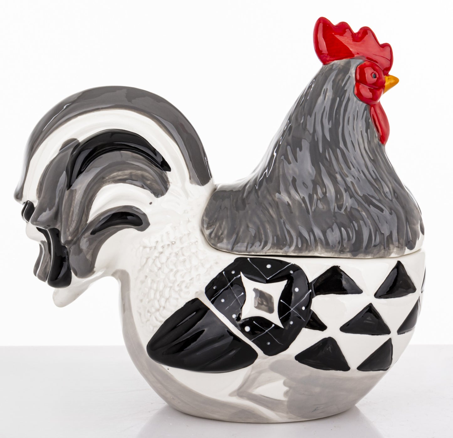 Pojemnik Dekoracyjny Ceramiczny Kogut 26cm