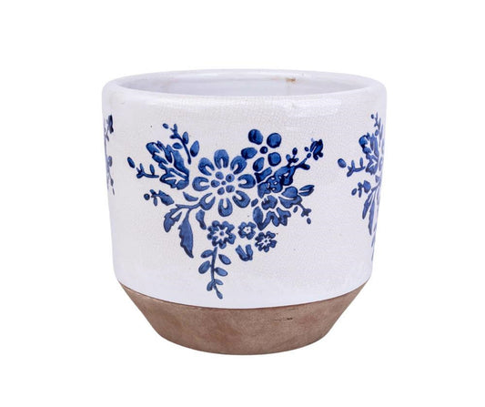 Osłonka Fiore Blue Kwiaty B