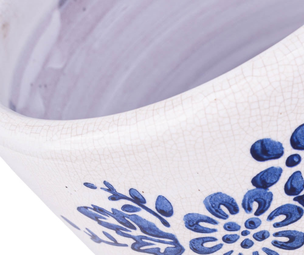 Osłonka Fiore Blue Kwiaty B