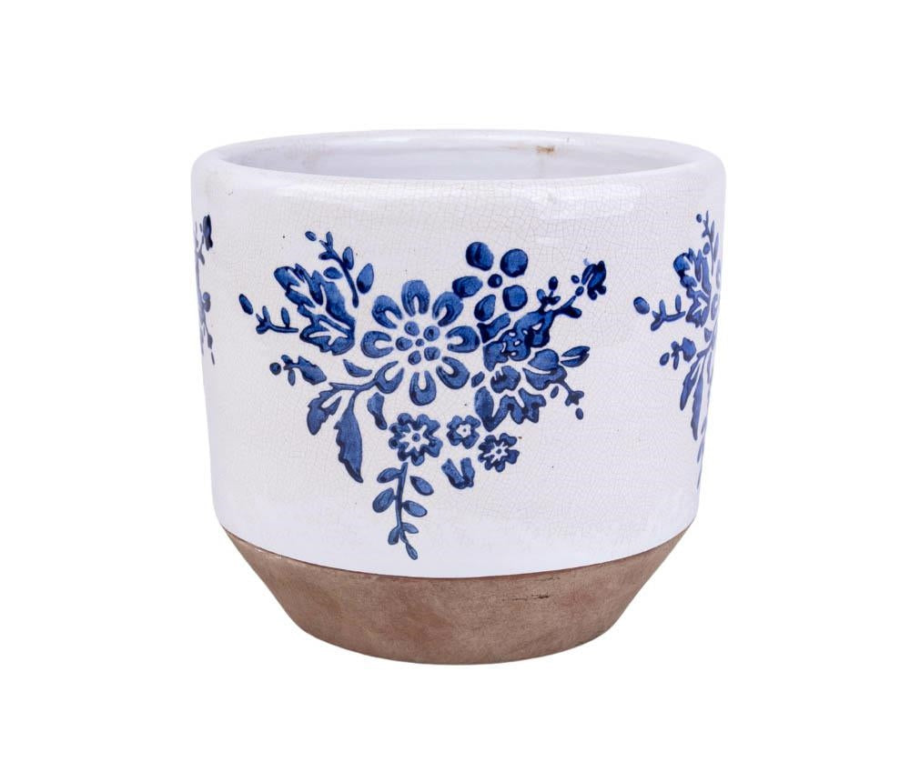 Osłonka Fiore Blue Kwiaty B