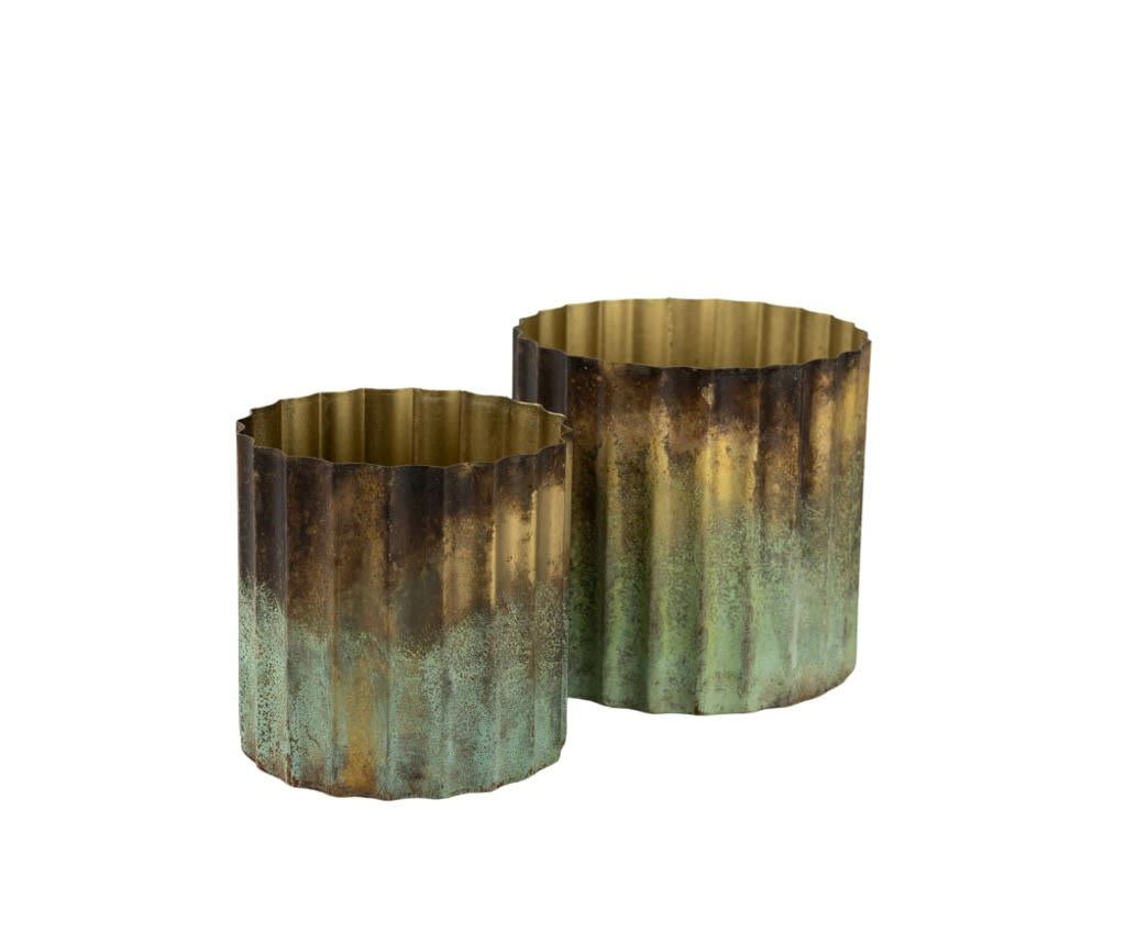 Osłonka Garden Green Metal 3A
