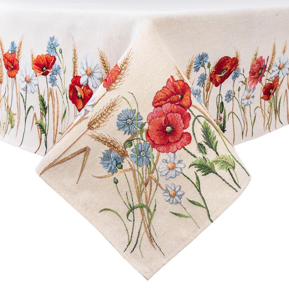 Obrus Gobelinowy 100x100cm Maki