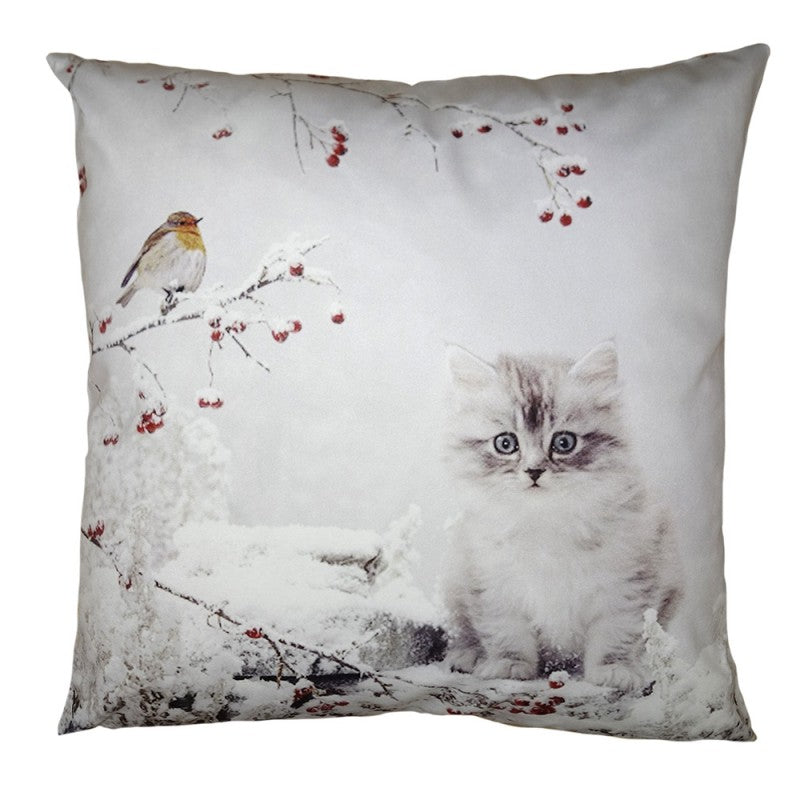 Poduszka Velvet 45x45cm Kotek