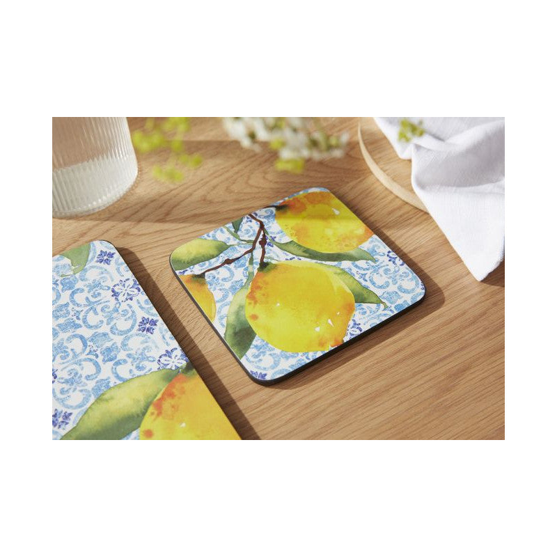 Podkładki Korkowe Cytryny 10x10cm