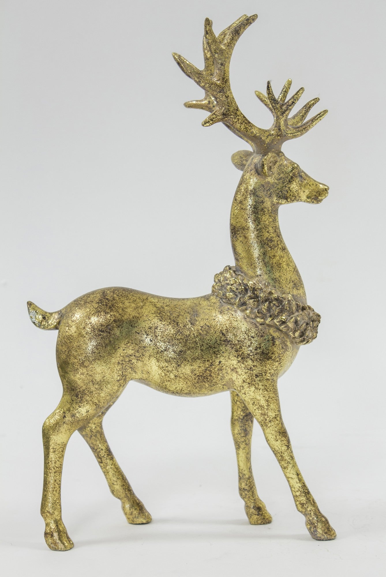 Figurka Jeleń 33cm Złoty