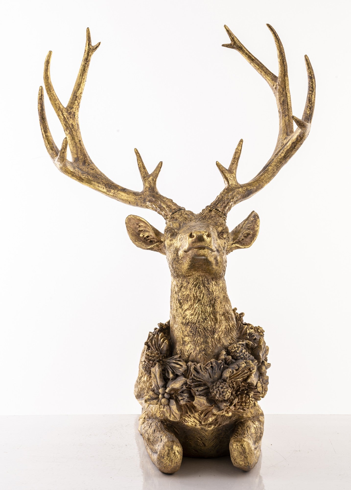 Figurka Jeleń 50cm Złota