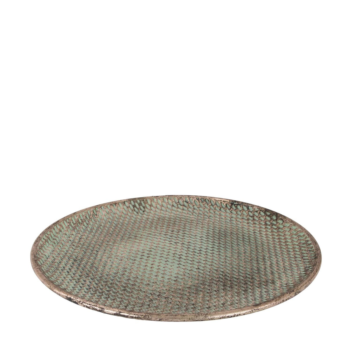 Taca Metalowa Złota 38cm
