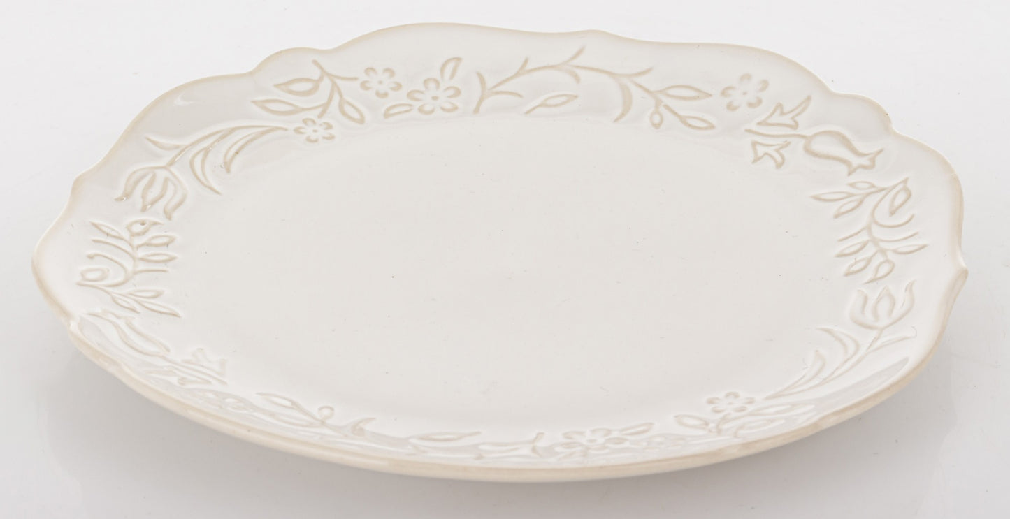 Talerz Deserowy Porcelanowy 20,5cm