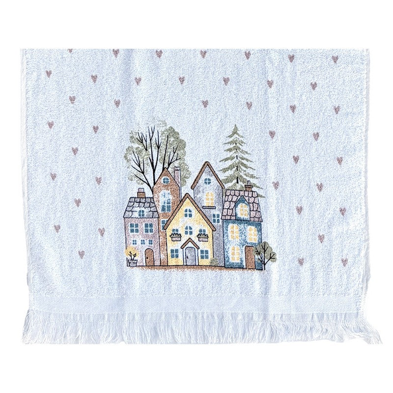 Ręcznik Kuchenny Frotte 40x66cm Domki