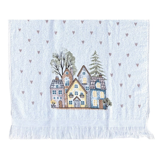 Ręcznik Kuchenny Frotte 40x66cm Domki