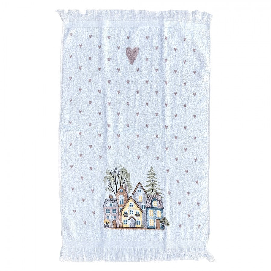 Ręcznik Kuchenny Frotte 40x66cm Domki