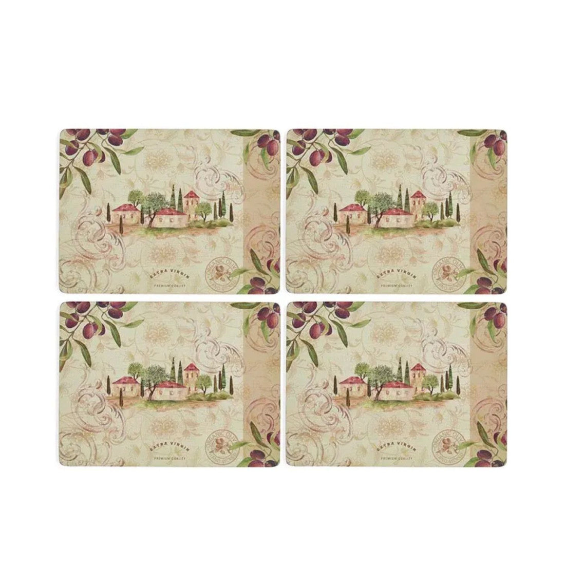 Podkładki Korkowe Ogród Oliwny 40x30cm 4 szt.