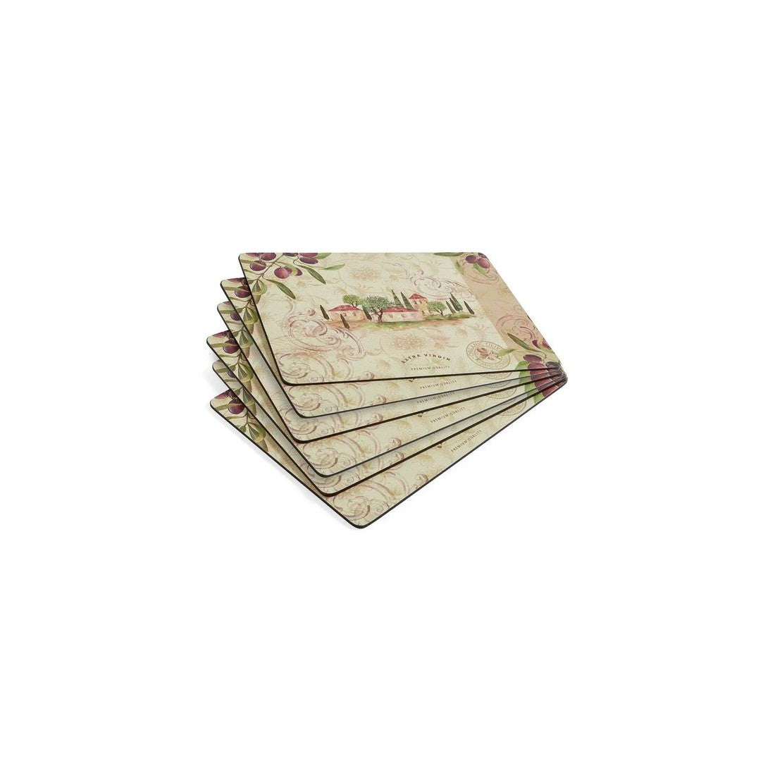 Podkładki Korkowe Ogród Oliwny 30x23cm 6 szt.