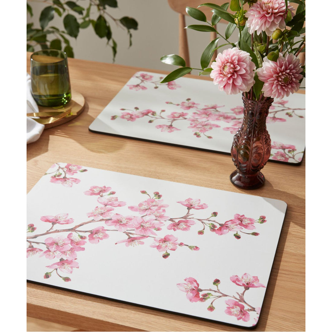 Podkładki Korkowe Różowe Kwiaty 40x30cm 4 szt.