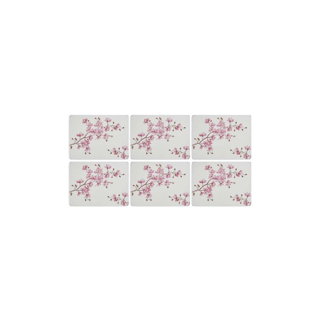 Podkładki Korkowe Różowe Kwiaty 30x23cm 6 szt.