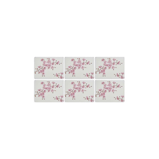 Podkładki Korkowe Różowe Kwiaty 30x23cm 6 szt.