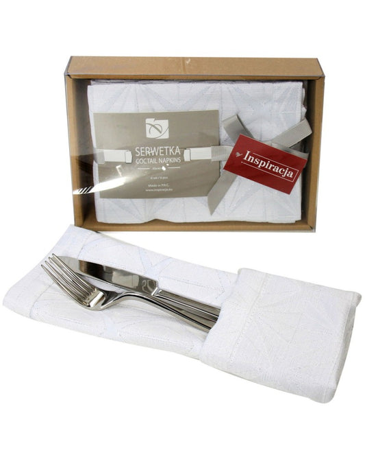 Serwetki Rita 40x40cm - Białe 6szt.