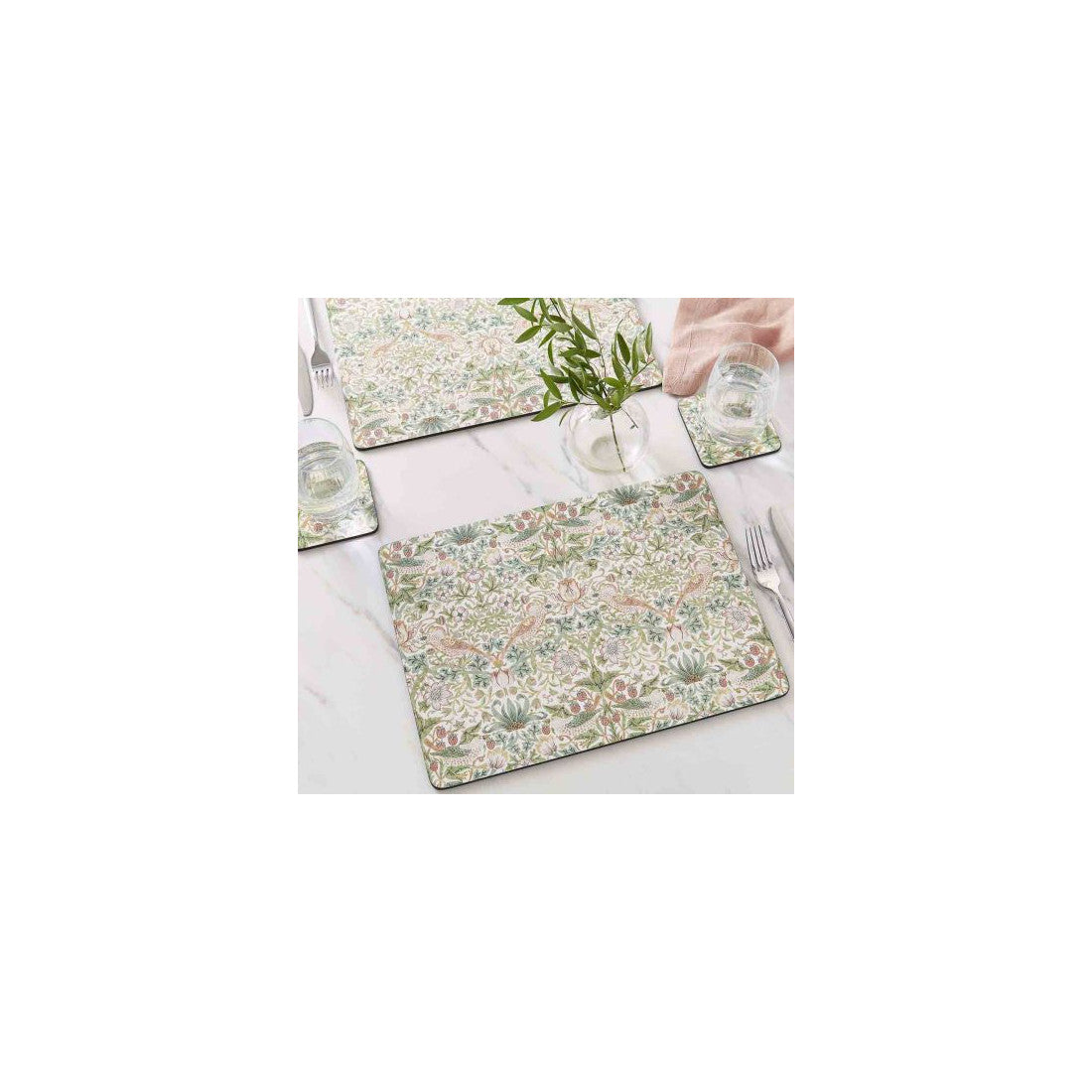 Podkładki Korkowe Ptak w Truskawkach 30x23cm 6 szt.