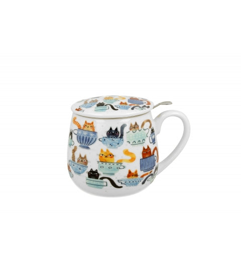 Kubek z Zaparzaczem Koty 430ml