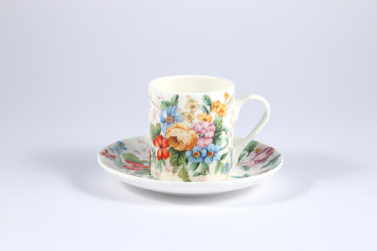 Filiżanka ze spodkiem 90ml Bone China