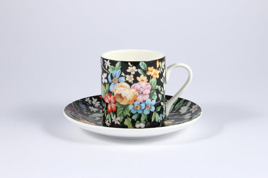 Filiżanka ze spodkiem 90ml Bone China