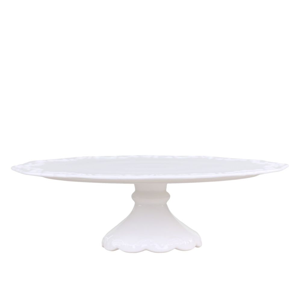 Patera do Tortu Porcelanowa Biała 28cm